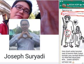 Geger! Nabi Muhammad SAW Disamakan dengan Herry Wirawan, Netizen: Tangkap dan Penjarakan Joseph Suryadi!