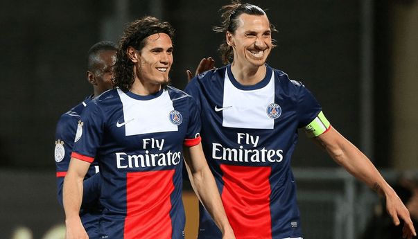 Kebencian Terpendam Zlatan Ibrahimovic Pada Edinson Cavani
