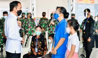 Janji Manis Presiden Jokowi untuk Keluarga Prajurit KRI-Nanggala-402
