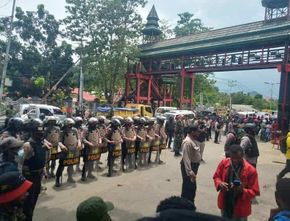 Demo Tuntut Otsus Papua Jilid II Berakhir Ricuh, Tiga Mahasiswa Ditangkap