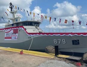 TNI AL Perkuat Pengamanan Laut dengan Tambahan 2 Kapal Buatan Lokal