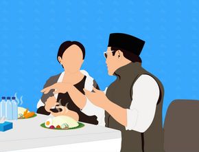 Buah Kritik Narasi Wong Cilik Makan di Warung Nasi Pecel Puan Maharani