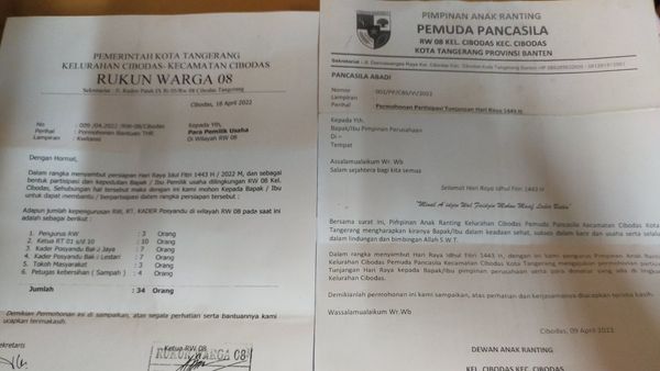 Ramai Soal Surat Pemuda Pancasila yang Minta THR ke Warga, Netizen: Palak Berkedok Ormas!