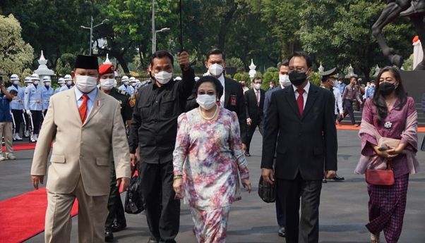 Resmikan Patung Bung Karno Naik Kuda, Prabowo: Ini Bukan Memuju Masa Lalu