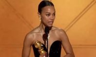 Tangis Zoe Saldana Pecah Pertama Kali Menang Golden Globes Lewat Film Emilia Perez