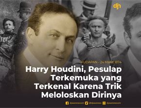 Harry Houdini, Pesulap Terkemuka yang Terkenal Karena Trik Meloloskan Dirinya
