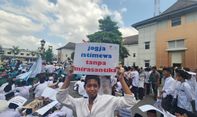 Solidaritas Santri Serukan Jogja Anti Miras dan Tuntut Adili Pelaku Penganiayaan 2 Santri Krapyak