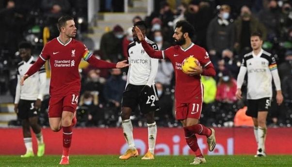 Nyaris Dipermalukan Fulham, Mohamed Salah Selamatkan Liverpool