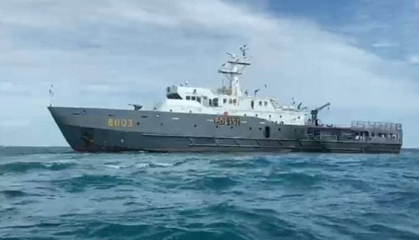 Tiga Kapal Berukuran Besar Kiriman Mabes Polri Siaga di Perairan Lombok