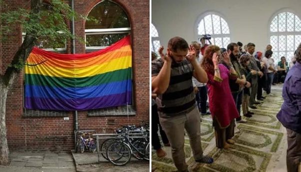 Viral Masjid LGBT Pertama di Jerman: Shaf Salat Pria dan Wanita Dicampur Aduk Jadi Satu