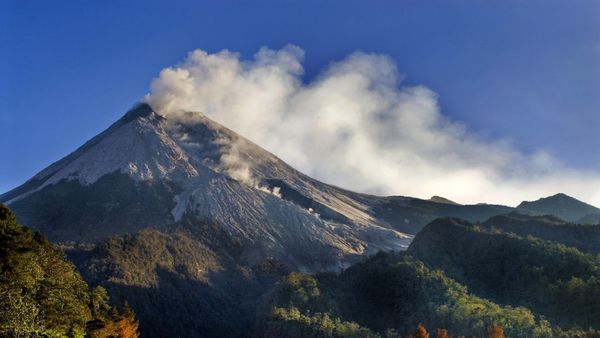 Kabar Terkini Gunung Merapi: Asap Putih dan Guguran Material Terlihat