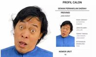 KPU Jabar Tetapkan Komeng Lolos Jadi Anggota DPD RI, Raih 5,3 Juta Suara