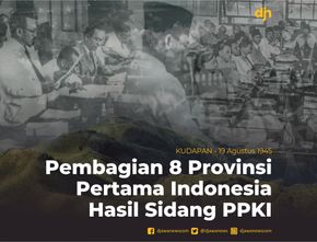 Pembagian 8 Provinsi Pertama Indonesia Hasil Sidang PPKI