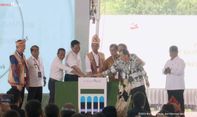 Jokowi Resmikan Groundbreaking PLTA Mentarang Induk Senilai 40 Triliun