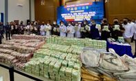 TNI AL Musnahkan 2 Ton Narkoba yang Diamankan di Kepri Senilai Rp7,5 Triliun
