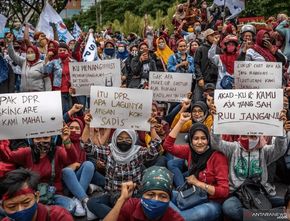 Berita Terbaru: Ribuan Mahasiwa Akan Kepung Istana Negara Besok, Demo Tolak UU Cipta Kerja