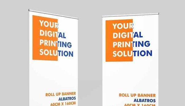 Berbagai Ukuran Roll Banner untuk Media Promosi dan Informasi