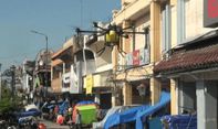 Drone Disinfektan Semprot Kawasan Malioboro, Si Zona Rawan Virus Corona