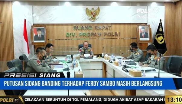 Final! 5 Jenderal Tolak Banding Ferdy Sambo, Berakhir Dipecat Tidak Hormat dari Polri