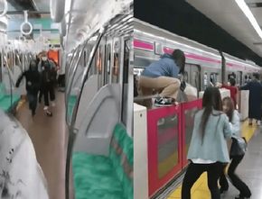 Pria Mirip Joker Tikam 17 Penumpang Kereta Tokyo dan Menyulut Api, Orang-orang Melompat dari Jendela