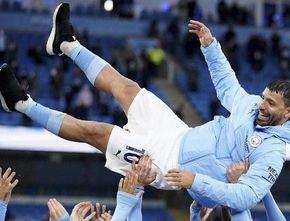 Pecahkan Rekor, Sergio Aguero Torehkan Perpisahan Manis untuk Manchester City