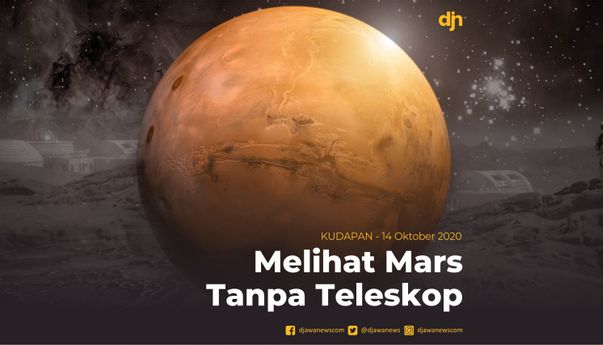 Melihat Mars Tanpa Teleskop