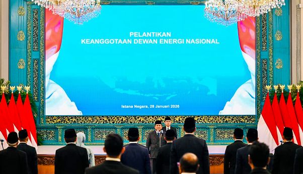 Dewan Energi Nasional Resmi Dilantik, Prabowo Tegaskan Prioritas Ketahanan Energi