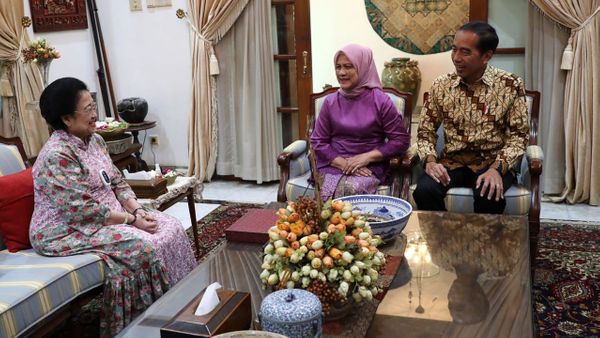 Jokowi Silaturrahmi ke Rumah Megawati, Bahas Juga Soal Pencapresan Ganjar