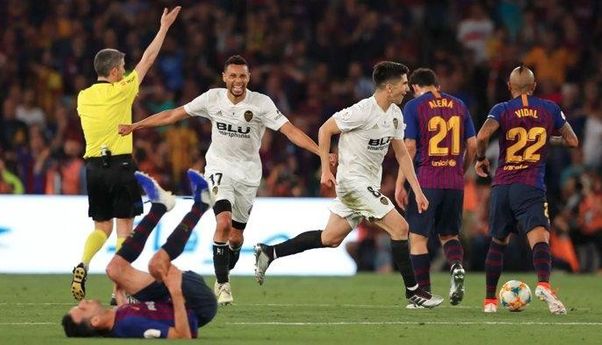 Hasil Pertandingan Liga Spanyol: Suka Duka Barcelona vs Valencia