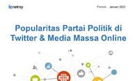 Popularitas Partai Politik di Media Massa Online dan Twitter Periode Januari 2023
