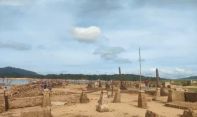 Surut Ekstrem! Ungkap Kembali Jejak Kampung Lama di Waduk PLTA Koto Panjang!