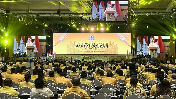 Pidato di Munas Golkar, Bahlil Singgung 'Raja Jawa': Kalau Kita Main-main, Celaka Kita