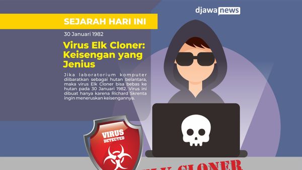 Pertama Kali Virus Elk Cloner Menjangkit Komputer