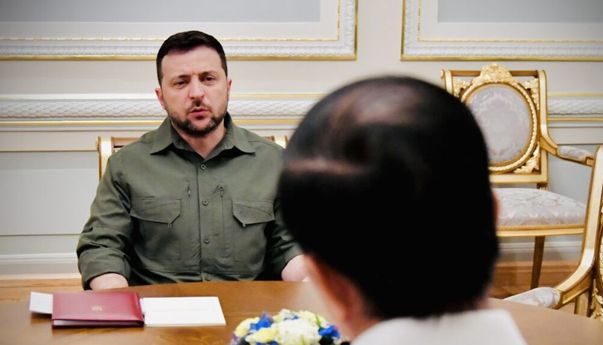 Teleponan dengan Jokowi, Zelensky Bilang Ukraina Siap Jamin Keamanan Pangan Global