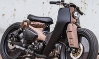 Modifikasi Custom K-Speed, Honda Super Cub Tampil dengan Gaya Retro Klasik