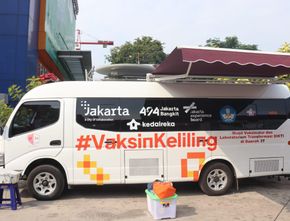 Jemput Bola! DKI Sebar 16 Mobil Vaksin Keliling Jakarta, Bisa Suntik Anak