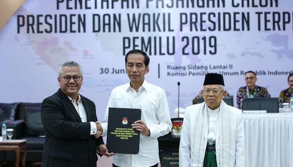 KPU Tetapkan Jokowi-Ma’ruf sebagai Presiden dan Wakil Presiden Terpilih di Pilpres 2019