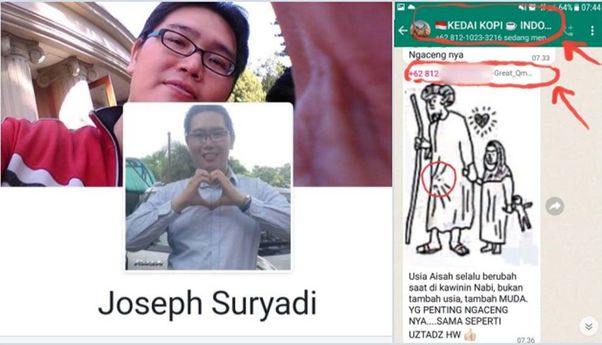 Geger! Nabi Muhammad SAW Disamakan dengan Herry Wirawan, Netizen: Tangkap dan Penjarakan Joseph Suryadi!