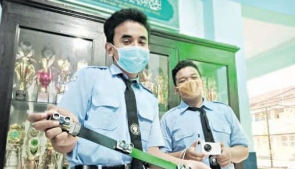 Menginspirasi, Siswa SMP Muhammadiyah 3 Ciptakan Sabuk Jaga Jarak