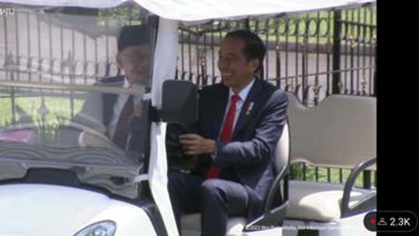 Kunjungan Pertama Usai Dilantik Jadi PM Malaysia, Jokowi Ajak Anwar Ibrahim Keliling Kebun Raya Bogor Pakai Mobil Buggy
