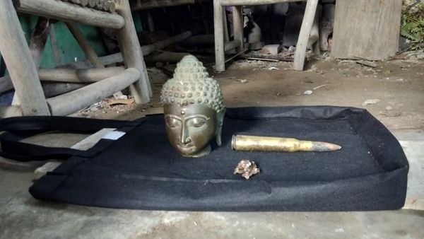 Berita Jogja: Benda Mirip Arca Kepala Buddha Ditemukan di Sungai Opak