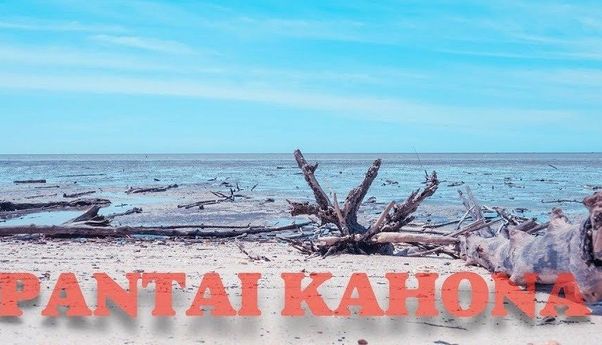 Menyusuri Pasir Putih Pantai Kahona di Sei Tawar, Labuhanbatu