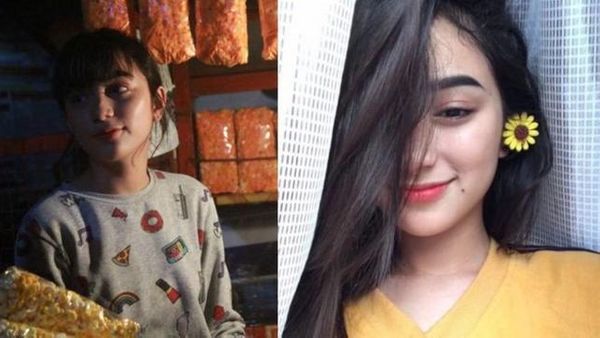 Gadis Cantik Penjual Popcorn Viral di Medsos, Netizen: “Meletupkan Cinta di Hatiku”