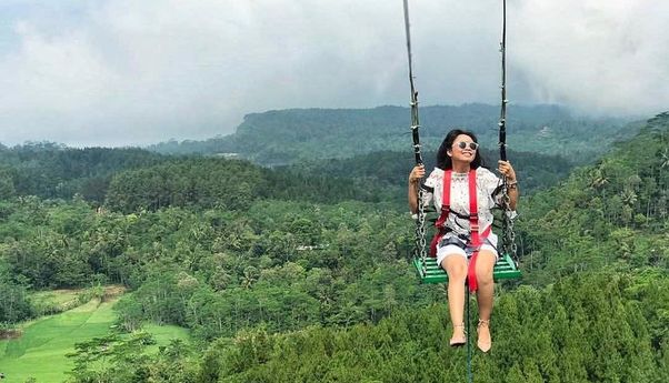 Pacu Adrenalin di Ayunan Langit Watu Jaran Desa Purwosari Kulon Progo, Ini Rutenya