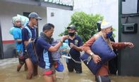 Gara-gara Banjir, Ratusan Napi Lapas Kota Pekalongan Dievakuasi