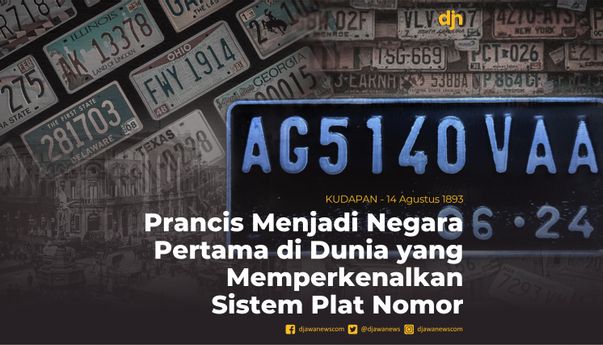 Prancis Menjadi Negara Pertama di Dunia yang Memperkenalkan Sistem Plat Nomor