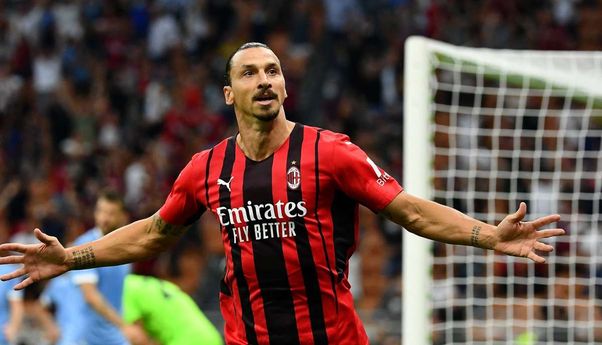 Zlatan Ibrahimovic Comeback, AC Milan Sukses Tumbangkan Lazio