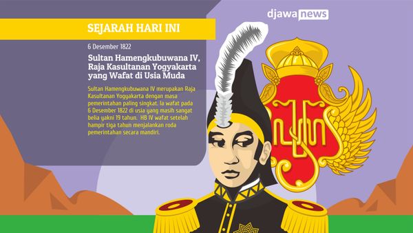 Misteri Kematian Sultan Hemengkubuwana IV, Raja Yogyakarta yang Bekuasa Paling Singkat