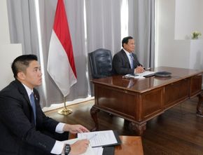 Dari Amerika, Prabowo Gelar Rapat Terbatas Penanggulangan Bencana Erupsi Gunung Lewotobi