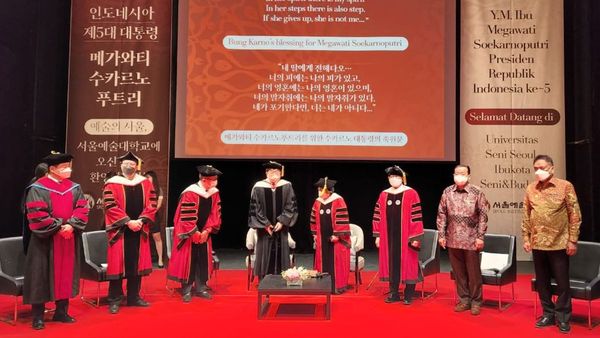 Beri Gelar Profesor Tertinggi ke Megawati, Seoul Institute of The Arts: Ia Berani Promosikan Seni-Budaya